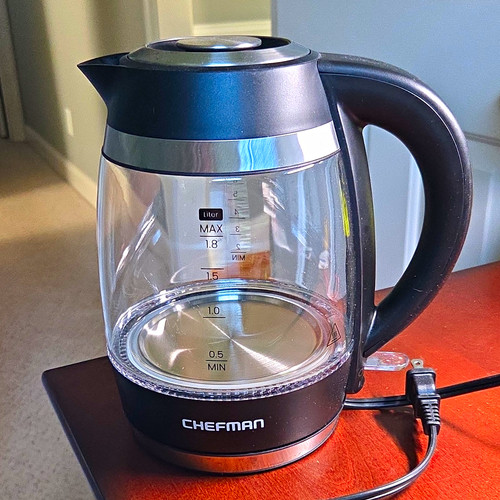 Chefman glass cordless - 1.8l,